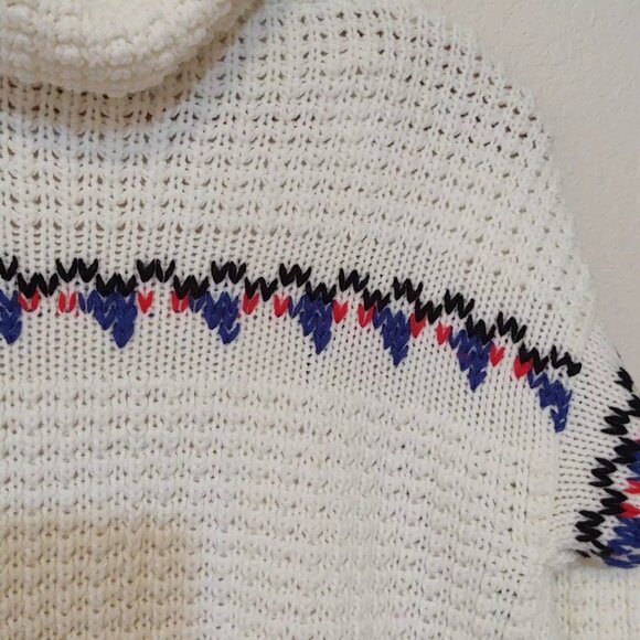 Sears JR bazaar vintage 70s cardigan with embroidered town - Picture 8 of 10